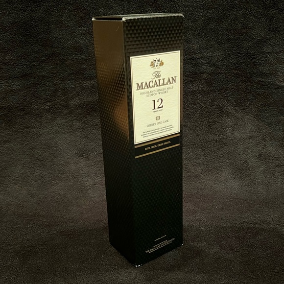 The Macallan Highland Single Malt Scotch Whisky 12 Year Old Sherry Oak Cask BOX - Picture 1 of 6